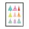 Stupell Industries Varied Fun Christmas Trees Framed Giclee Art